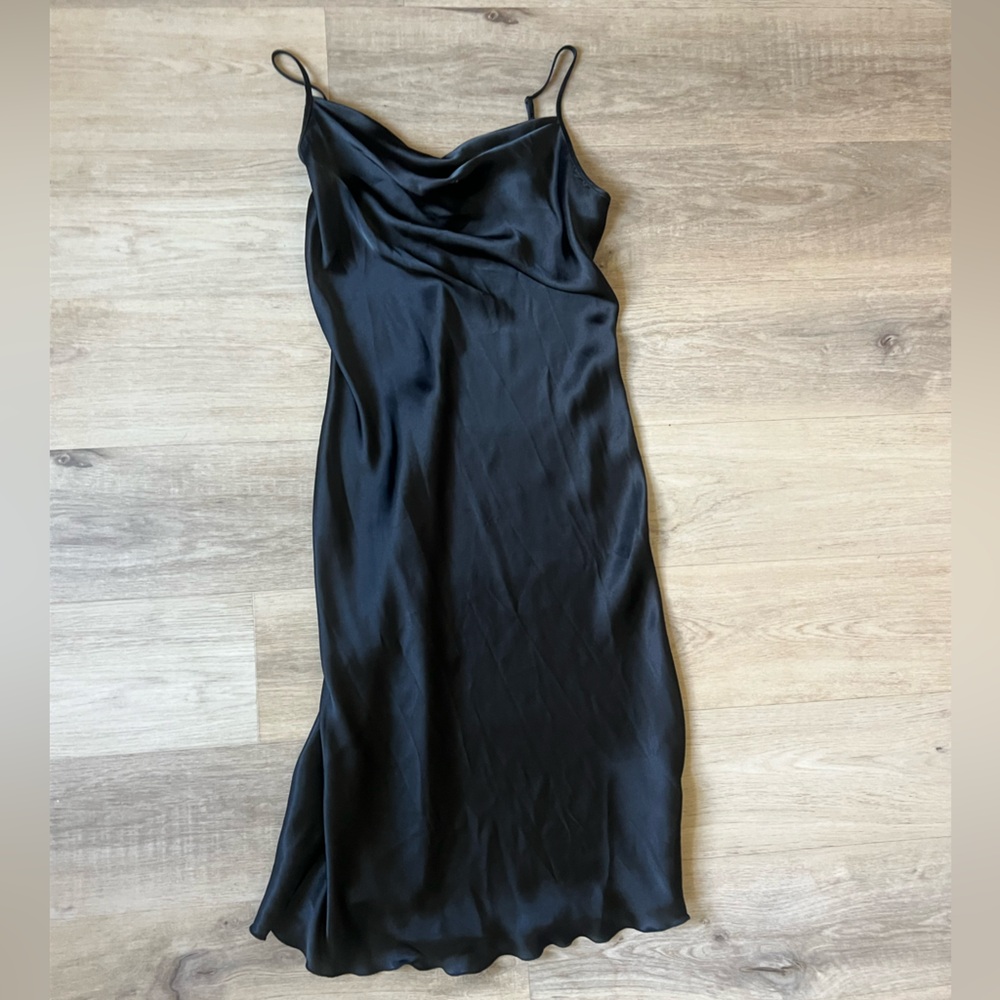 Bebe cowl neck midi dress